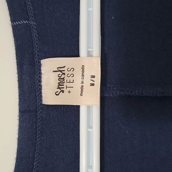 Smash + Tess || Wednesday Romper, Blue Tartan, Medium - Picture 7 of 9